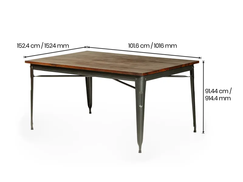 Orchid 6 Seater Dining Table with Chair in Peach